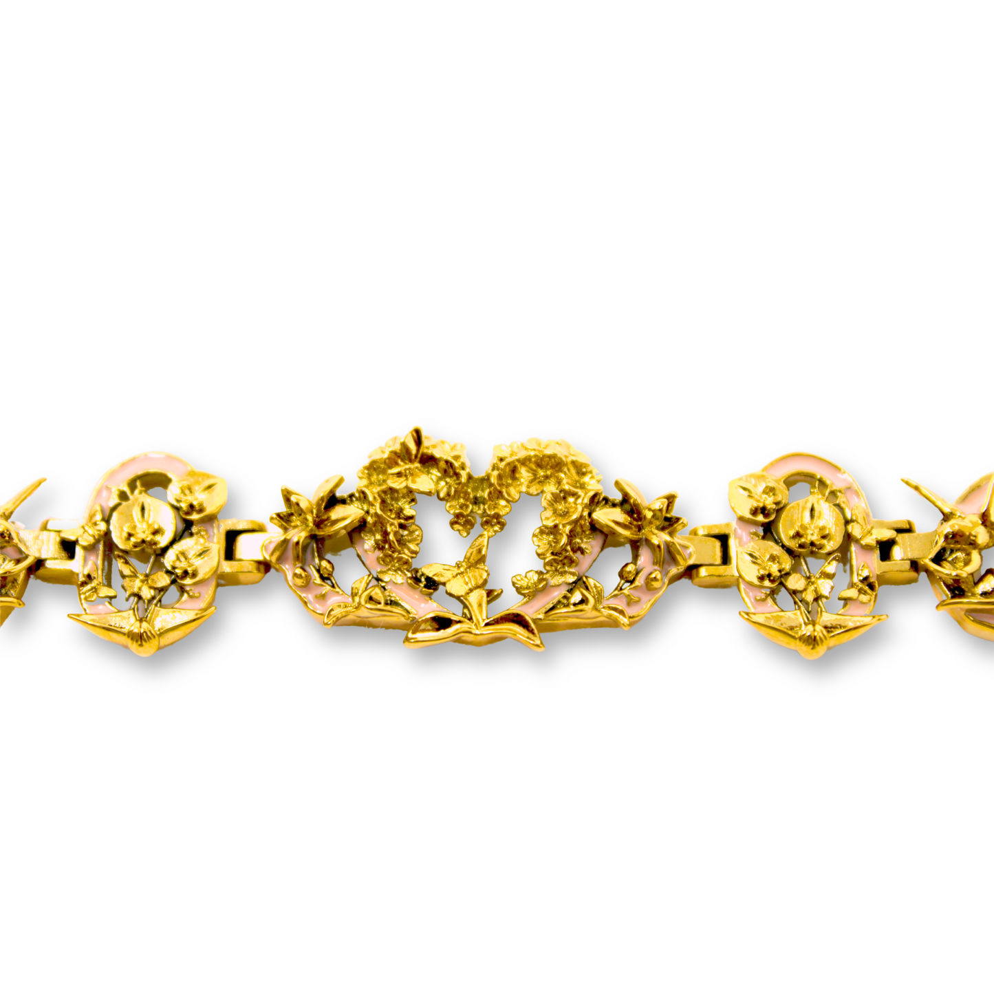 "Cherished Orchid" Bracelet - Gold