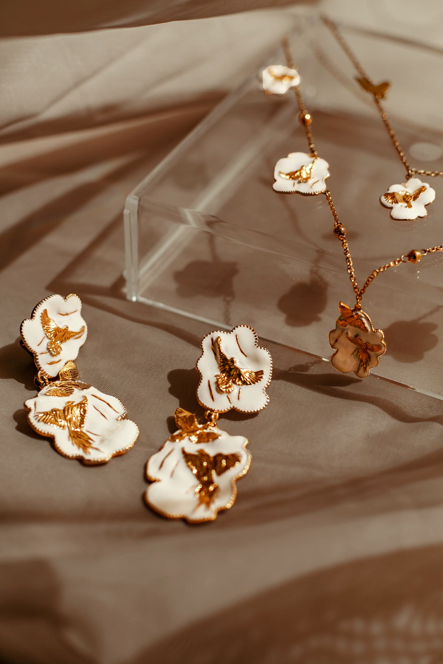 "Arise" Neckalce - Gold & Ivory