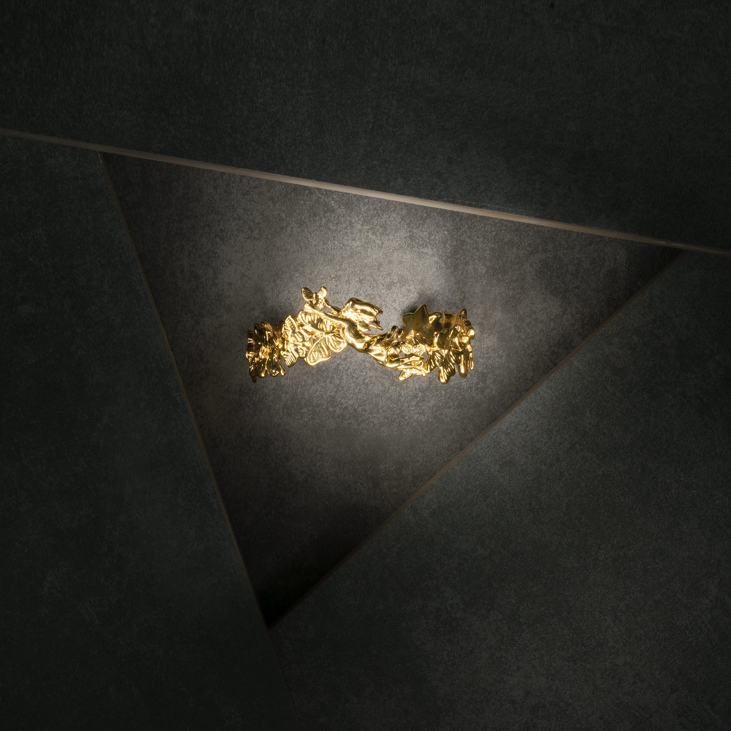 "Lift Her with Butterflies" Bracelet - Gold