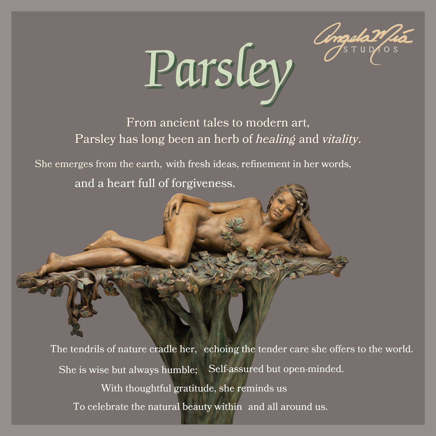 "Parsley" Earrings - Gold & Bright White