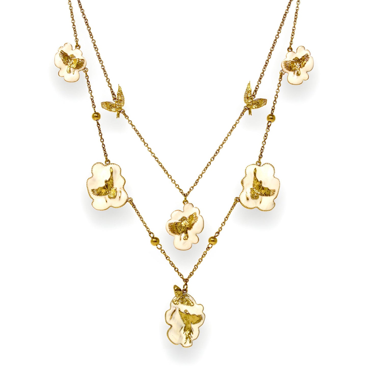 Unique Necklace "Arise" - Gold & Black Gift, Gift For Mom, Artistic, Jewelry