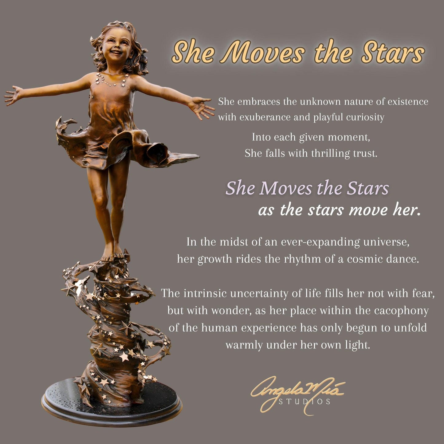 "She Moves The Stars" Bracelet Cuff - Silver & Black - Angela Mia Jewelry