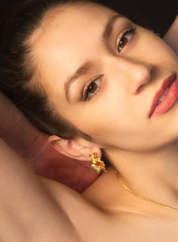 Unique Earrings "Butterfly Breeze" - Gold Gift, Gift For Mom, Artistic, Jewelry