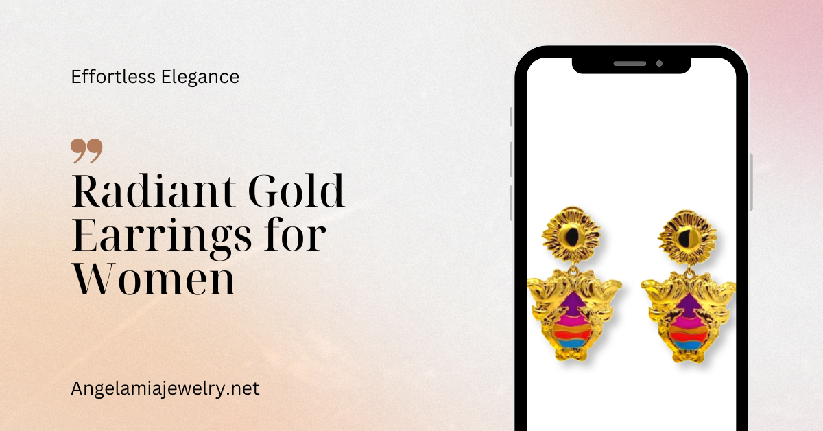 Radiant Gold Earrings for Women: Effortless Elegance