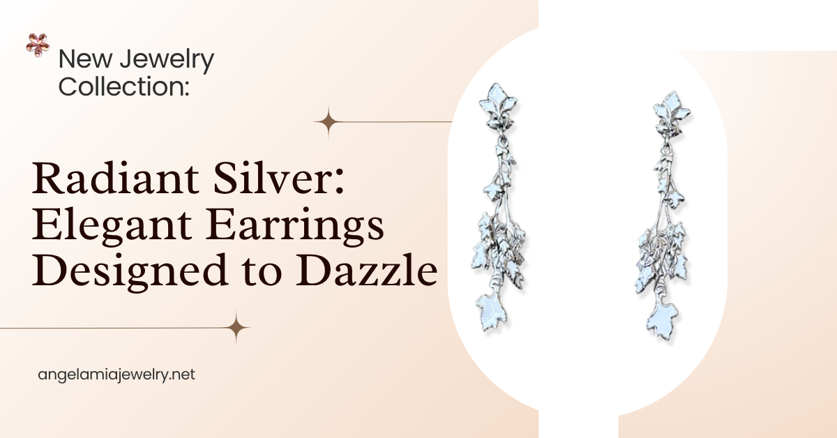 Radiant Silver Elegant Earrings  Designed to Dazzle