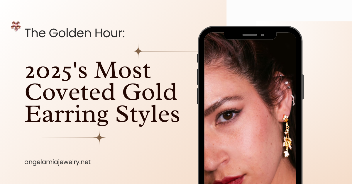The Golden Hour 2025's Most Coveted Gold Earring Styles