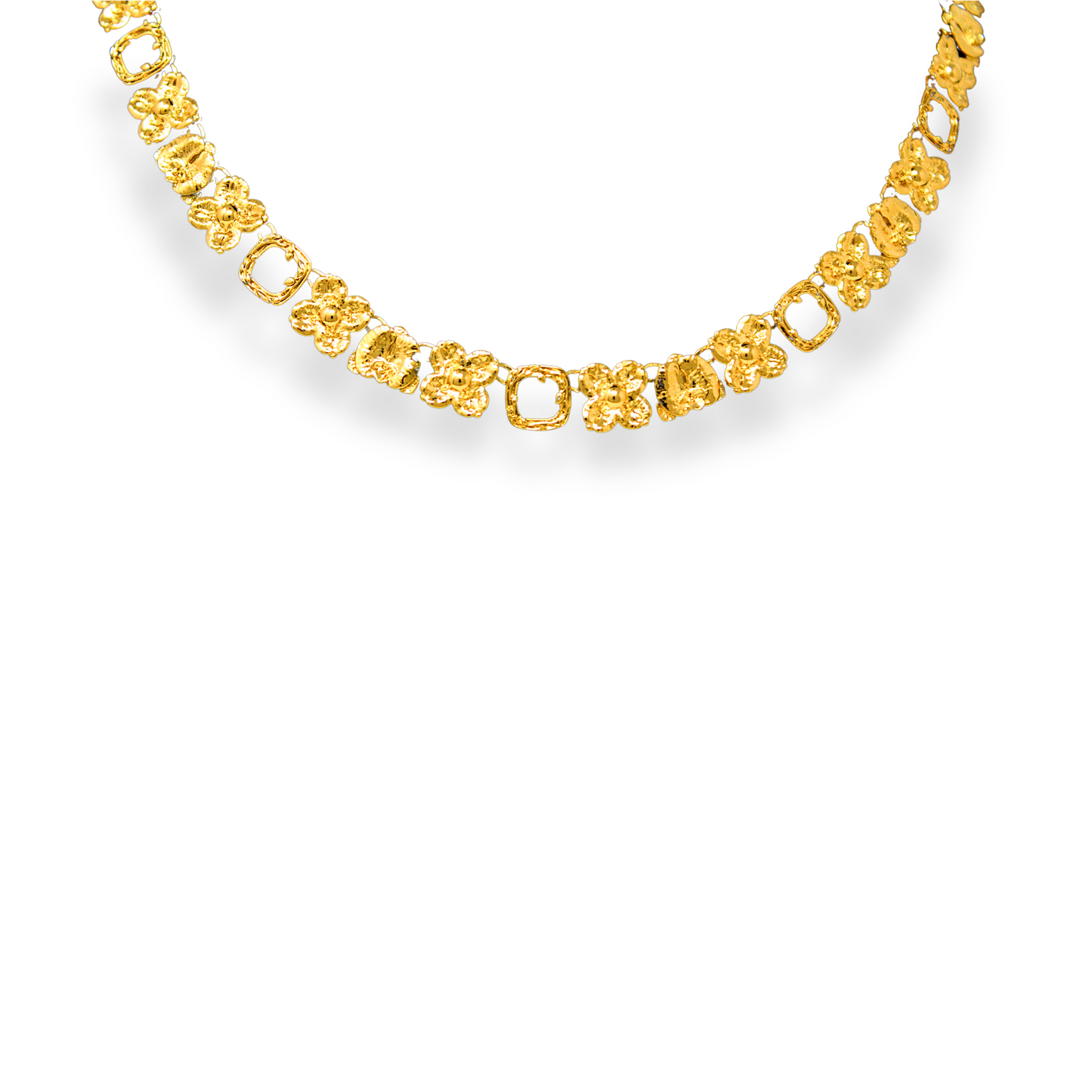 "Cherished Orchid" Necklace - Gold