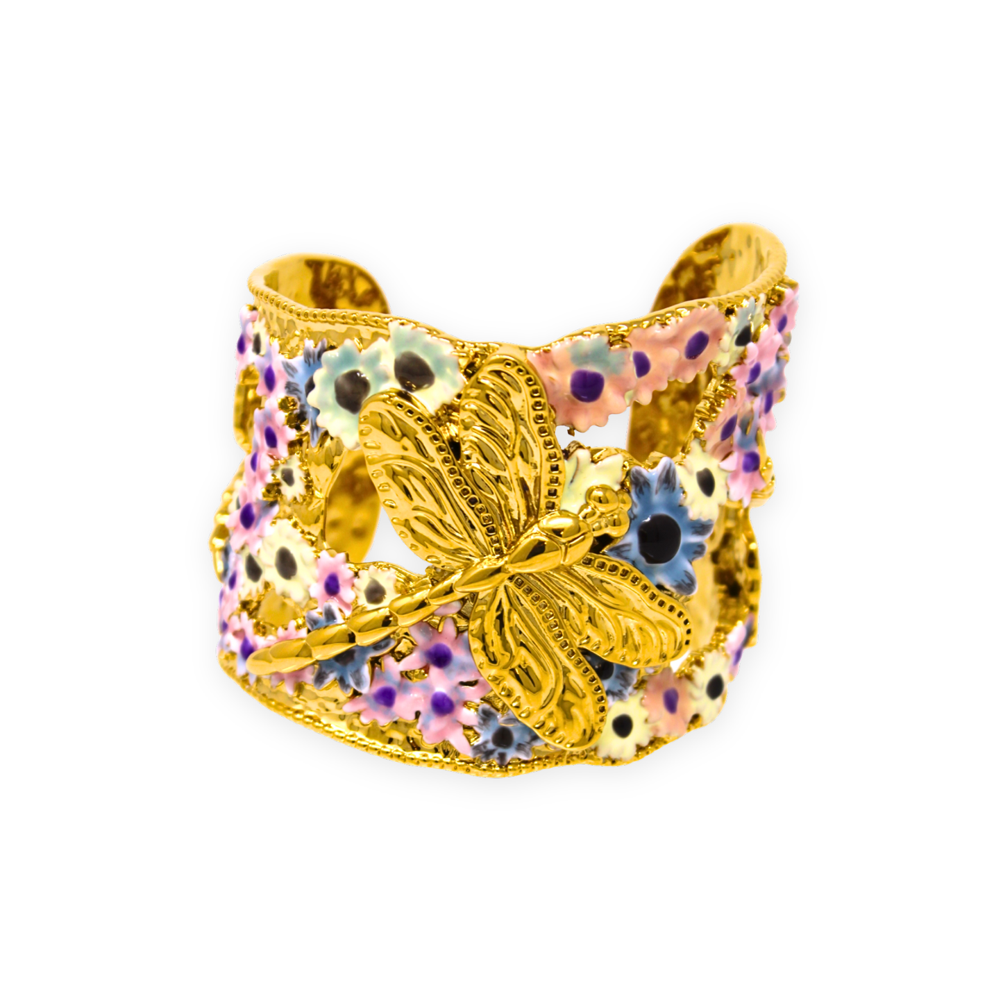 "Fly Away" Cuff Bracelet - Gold