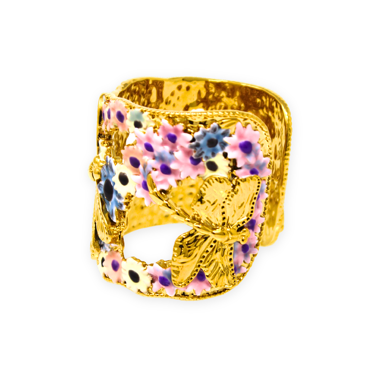 "Fly Away" Cuff Bracelet - Gold