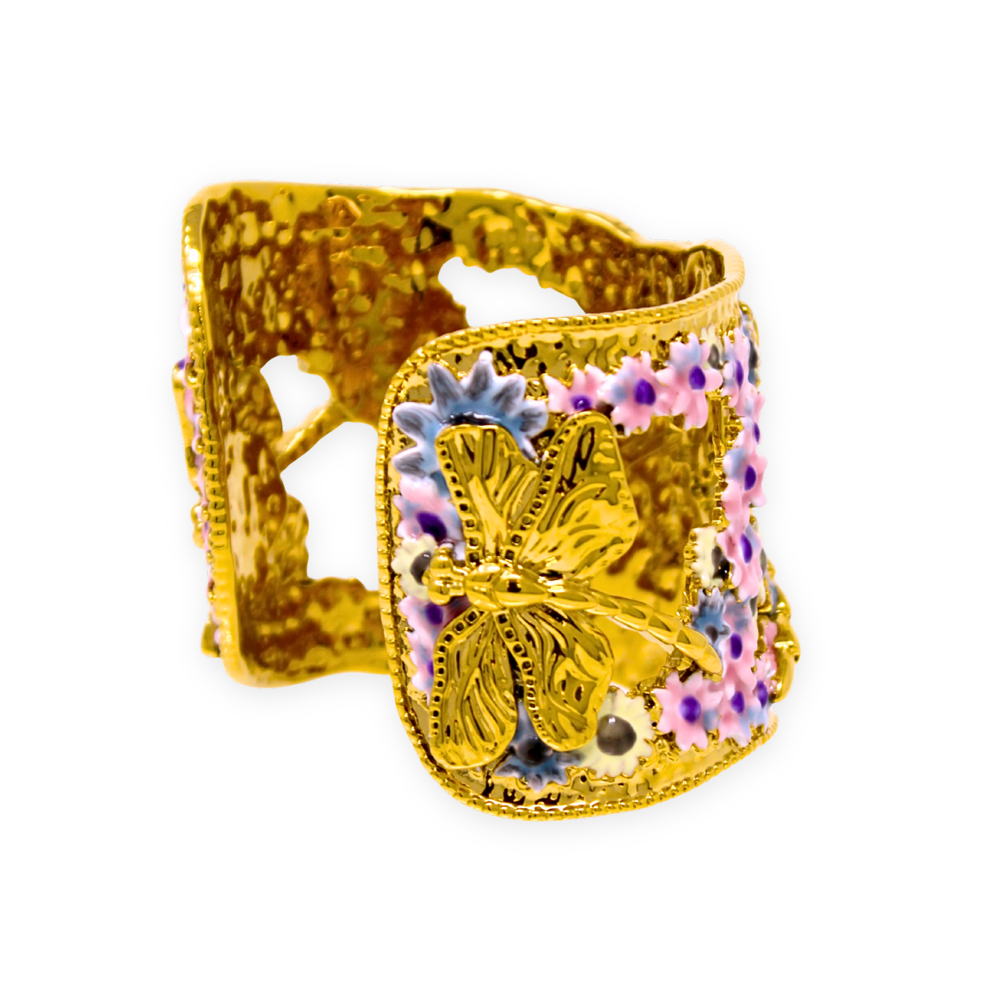 "Fly Away" Cuff Bracelet - Gold