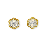 "Fly Away" Earrings - Gold & Palladium with Ivory 2-Toned