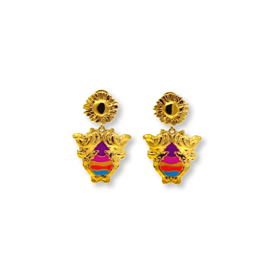 "Tomorrow's Glory" Earrings - Gold - Angela Mia Jewelry