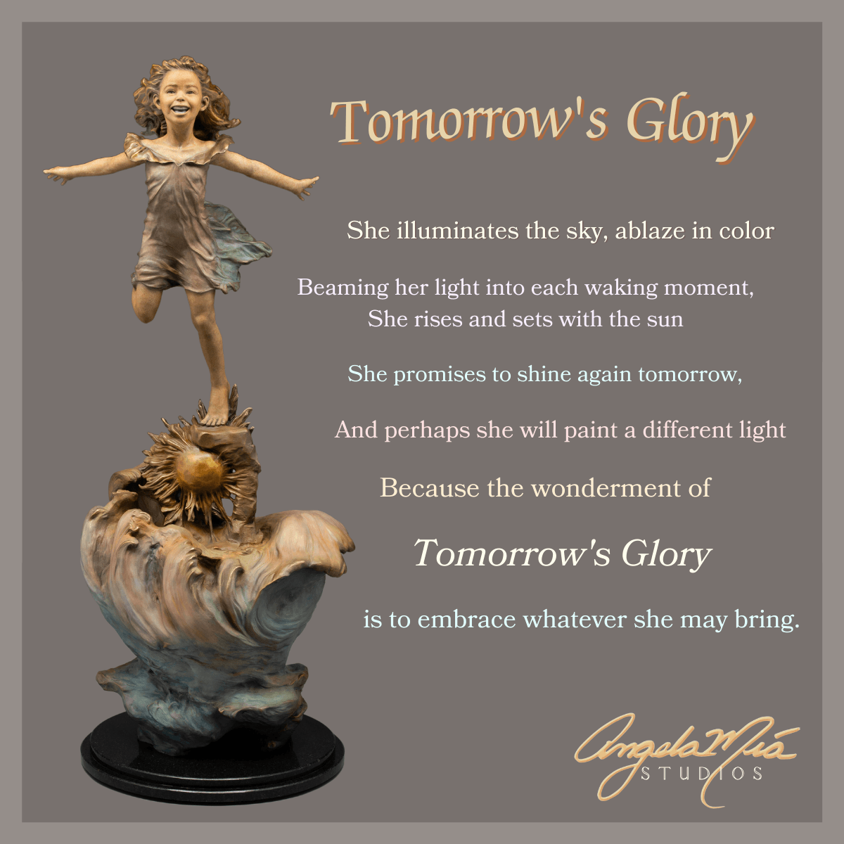 "Tomorrow's Glory" Earrings - Gold