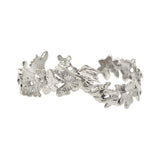 "Lift Her with Butterflies" Bracelet - White Rhodium - Angela Mia Jewelry